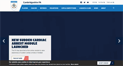 Desktop Screenshot of cambridgeshirefa.com